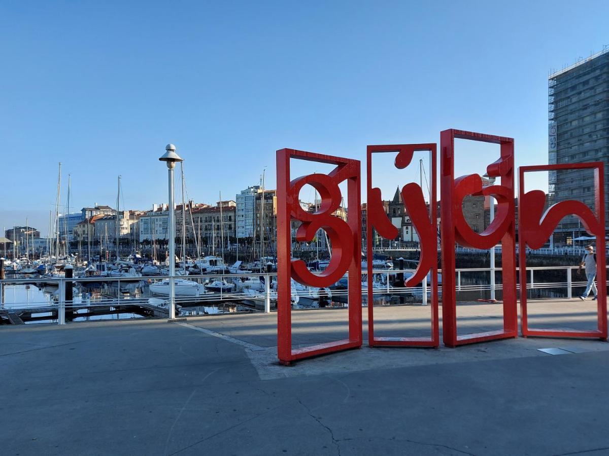 La Galeria De San Lorenzo Gijón Eksteriør billede